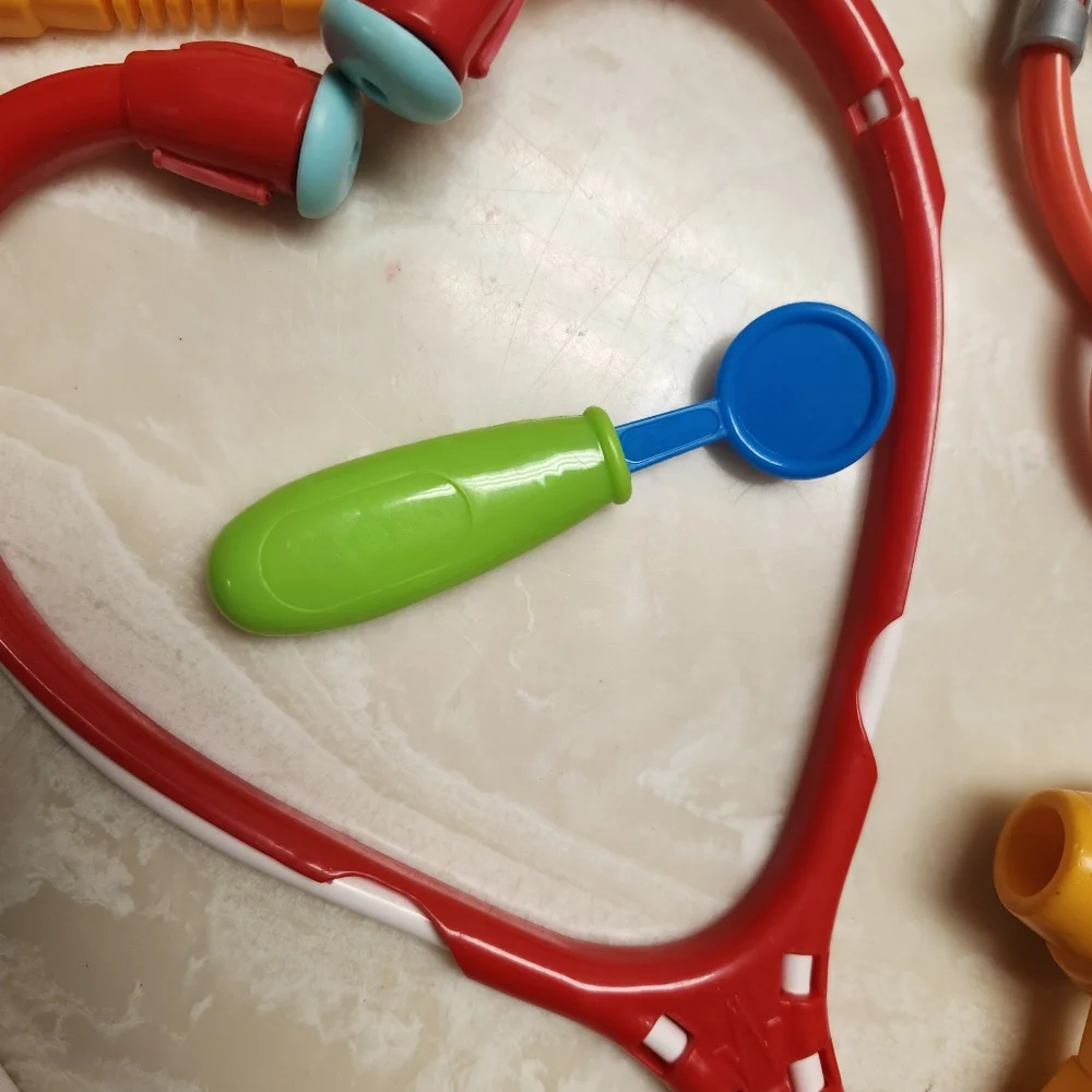 Lot of Kids Pretend Play Doctor Toys Stethoscope otoscope Preschool